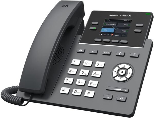Grandstream GRP2612W Carrier-Grade HD IP Phone WiFi - PoE , 4 dual-color line keys ,3-way conference (EHS) , Integrated dual-band WiFi - Image 3