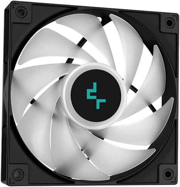 DeepCool LS520 SE Liquid Cooler 240mm 4th Gen Dual-Chamber Pump 3100RPM 280w TDP AIO CPU Cooler with ARGB Fans - BLACK - Image 4