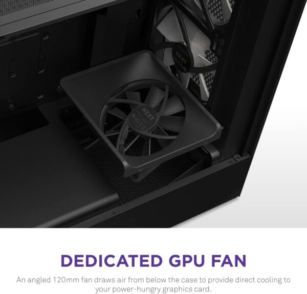 NZXT H Series H5 Flow RGB Edition ATX Mid Tower Chassis Black Color - Image 6