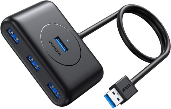 UGREEN USB Hub, 4-Port USB 3.0 Hub with1m Extension Cable, High-Speed Portable USB Splitter - UNIVERSAL COMPATIBLITY - Image 8