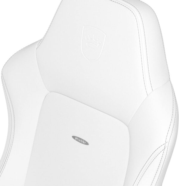 HERO WHITE EDITION High-tech faux leather NOBLECHAIRS GAMING  & OFFICE CHAIR , CUSHIONS INCLUDED "AWARD WINNING" - Image 3