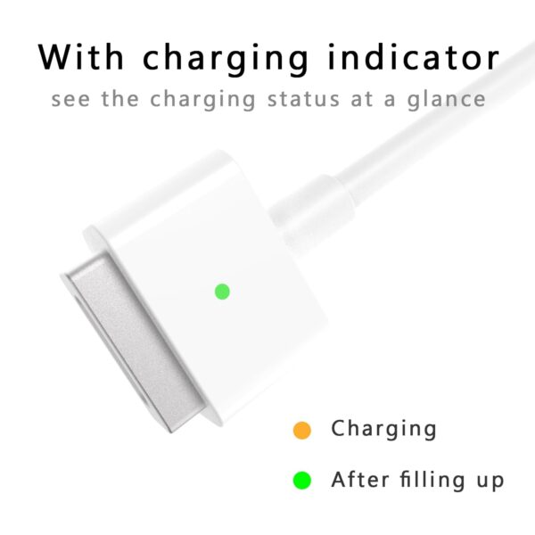 Magnetic Charger Cable USB Type-C to MagSafe 1 (L-Tip)  60W for Apple MacBook Air / Pro -  Laptop Power Cord| 1.8m - Image 5