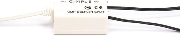 CO 2 Wire, 1 Line DSL Filter, with Built in Splitter - for Removing Noise and Other Problems from DSL Related Phone Lines - Image 3