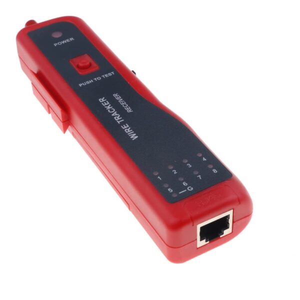 AR-868 Wire Tracker Kit , Cable Break Point Tester for Network Cable (RJ45), Ethernet LAN, Telephone Line (RJ11) with 2X 9V Batteries , Crocodile Clamp , RJ11 Cable , RJ45 Cable, Earphone , Cable Receiver , Cable Emitter - Image 6