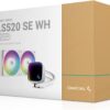 DeepCool LS520 SE Liquid Cooler 240mm 4th Gen Dual-Chamber Pump 3100RPM 280w TDP AIO CPU Cooler with ARGB Fans - WHITE - Image 7