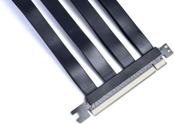LIAN LI LAN2-1X Premium PCI-E x16 3.0 Black Extender Riser Cable 200mm and Covert Bracket for LANCOOL 2 for PCIE 3.0 only (NOT Compatible with PCIE 4.0 VGA Cards) - OPEN BOX - Image 4
