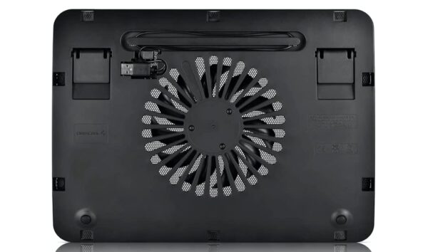 DEEPCOOL Wind PAL Mini Notebook Cooling Pad | 140mm Blue LED Fan, Metal Mesh Panel, Compatible with 39.62 cm (15.6") notebooks and Below - 340X250X25mm - Image 8