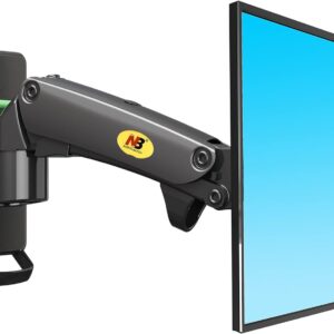 Wall Mount Bracket Arm for LED LCD TV Screen Monitor  - Full Motion Articulating Swivel for 17" ~ 27" Inch Monitors with Adjustable Gas Spring 