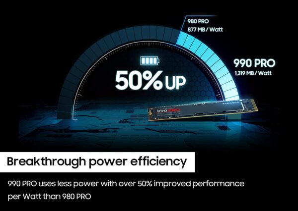SAMSUNG 990 PRO SSD 4TB PCIe 4.0 NVMe M.2  Internal Solid State Hard Drive, Seq. Read Speeds Up to 7,450 MB/s for High End Computing & Gaming - Image 6