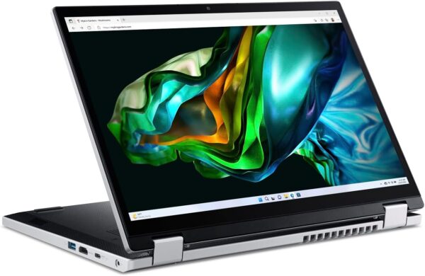 Acer Aspire 3 Spin 14 Convertible Laptop 13th Gen Intel Core i3-N305 /8GB LPDDR5 RAM/256GB SSD/Intel UHD Graphics/14" FHD Touch Screen / Windows 11 Home in S mode / WiFi-6/ Pure Silver / FACTORY REFURB - Image 4