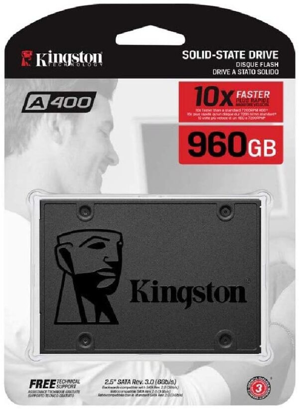 Kingston 960GB A400 SATA3 2.5" SSD SA400S37/960G