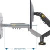 NB F80 17″-30″ Full Motion Ergonomic Monitor Arm - Image 8