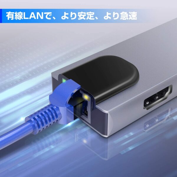 USB Hub 5 in 1 type-c Converter Adapter BYL-2007 - Image 2