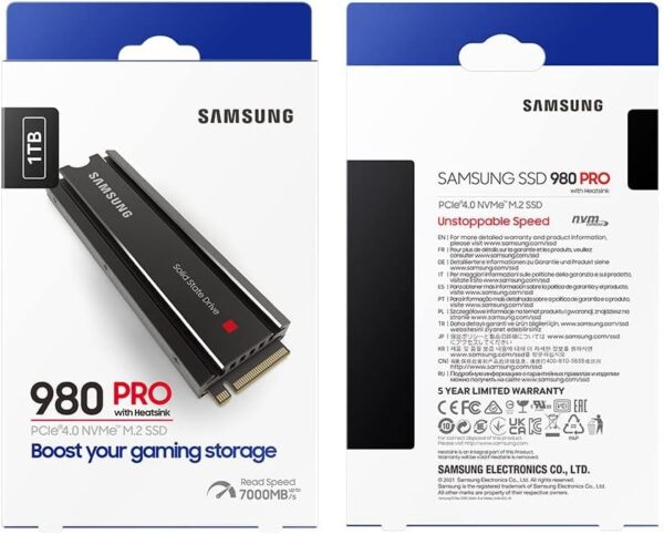 SAMSUNG 980 PRO SSD with Heatsink 2TB PCIe Gen 4 - Image 6