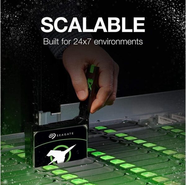 Seagate Exos X18 16TB Enterprise HDD - CMR 3.5 Inch Hyperscale SATA 6Gb/s, 7200 RPM, 512e and 4Kn FastFormat, Low Latency with Enhanced Caching (ST16000NM000J) - Image 2