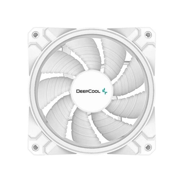 DEEPCOOL CF120 Plus 3 FANS x120mm PWM Fan , ARGB Dual Loop Lighting Zones, High Airflow and Low-Noise, 3-Pin (+5V-D-G) Addressable RGB LED Lighting - WHITE - Image 15