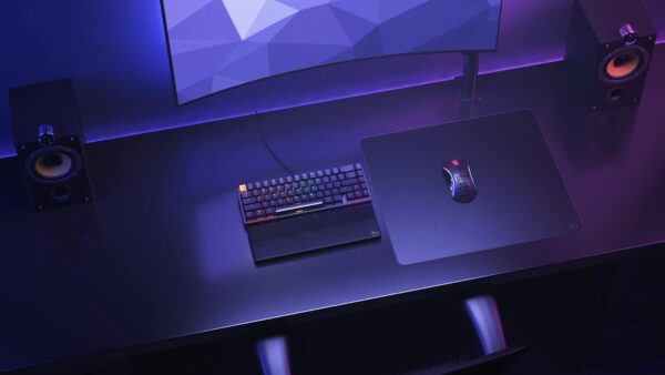 Glorious XL Gaming Mouse Mat/Pad - Stealth Edition- Large, Wide (XL) Black Cloth Mousepad, Stitched Edges | 457MMx406MMx2MM (G-XL-Stealth) - Image 4