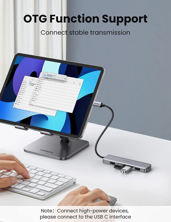 UGREEN USB C Hub 4 Ports,USB C to USB A  70336 - Image 4