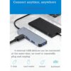 4-in-1 USB Hub Splitter Multi-Port USB 3.0 Adapter to USB3.0 * 4 Portable USB Extension with 1.2m Cable for Laptop Computer USB Peripherals - Image 6