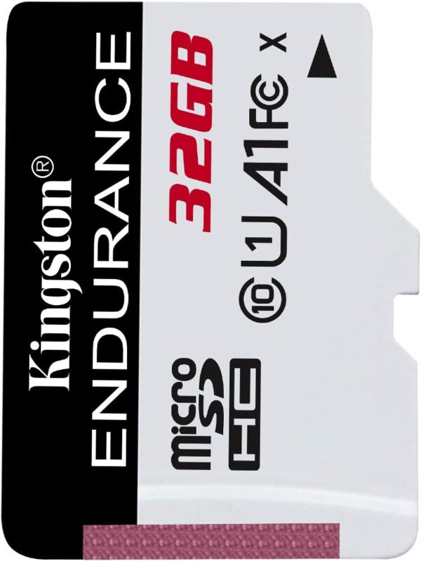 Kingston High Endurance 32GB MicroSD Card High Performance, 1080P, Full HD, Up to 95MB/S Read, (SDCE/32GB) - Image 5