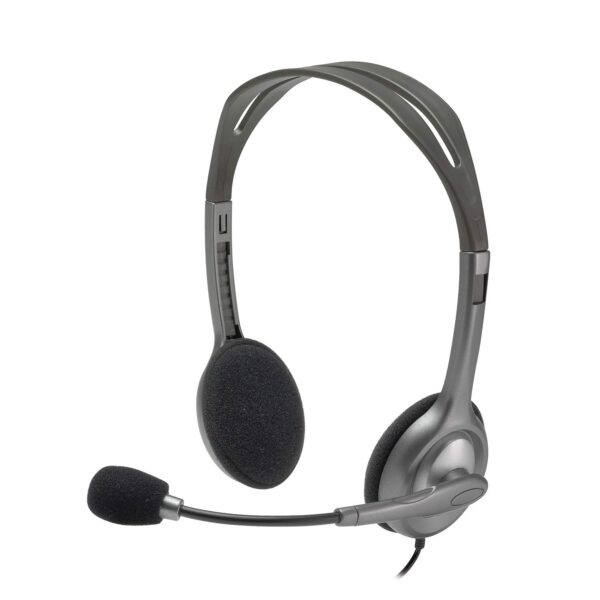 Logitech H110 Wired headset 3.5-mm Dual Audio Jack - Image 2