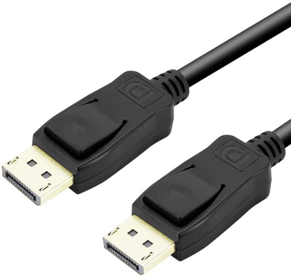 DisplayPort to DisplayPort 1.8M Cable, DP to DP Male to Male , Supports 4K@60Hz, 2K@144Hz Compatible for Lenovo, Dell, HP, ASUS and More - Image 2