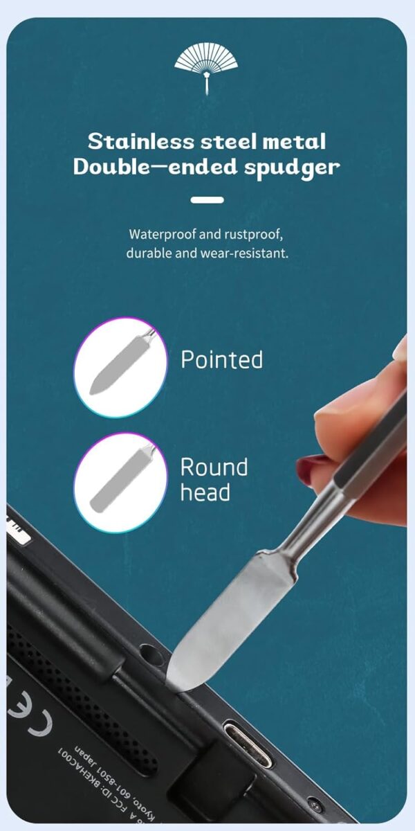 Promate Electronics Screwdriver Set, Premium Ergonomic 126-in-1 Precision Screwdriver Kit with 120 CR-V Steel Bits  Incased in a Foldable Cylindrical Case - Image 9