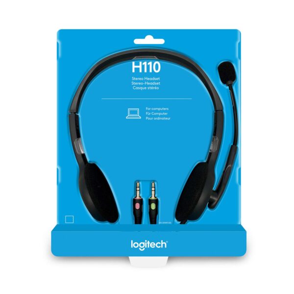 Logitech H110 Wired headset 3.5-mm Dual Audio Jack