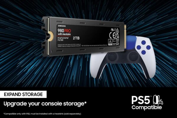 SAMSUNG 980 PRO SSD with Heatsink 2TB PCIe Gen 4 - Image 3