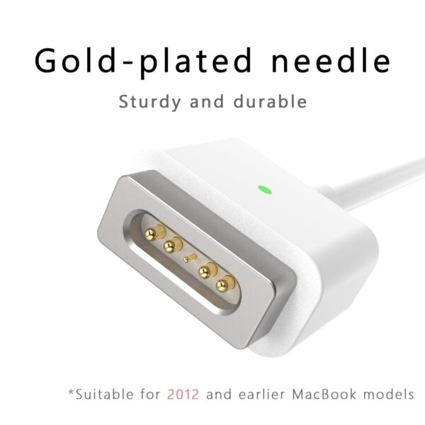 Magnetic Charger Cable USB Type-C to MagSafe 1 (L-Tip)  60W for Apple MacBook Air / Pro -  Laptop Power Cord| 1.8m - Image 4