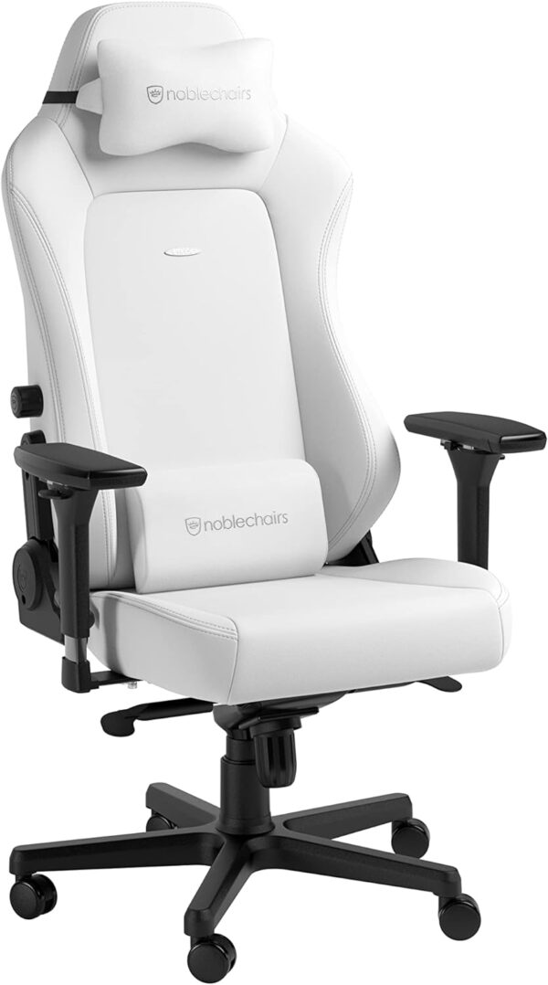 HERO WHITE EDITION High-tech faux leather NOBLECHAIRS GAMING  & OFFICE CHAIR , CUSHIONS INCLUDED "AWARD WINNING" - Image 7