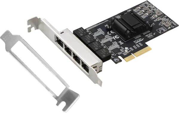 Quad-Port 2.5GBase-T PCIe Network Adapter RTL8125B 2500/1000/100Mbps PCI Express Gigabit Ethernet Card RJ45 LAN Controller Support PXE for Windows/Linux/MAC with Low Profile - Image 3