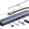 7 in 1 Docking Station, USB C Hub with 3 USB 3.0 Port, 4K HDMI, 1Gbps RJ45 Ethernet, SD/TF Card Reader & 100W PD - Plug and Play, USB Adapter Ethernet for MacBook Pro/Air, Etc - Image 6