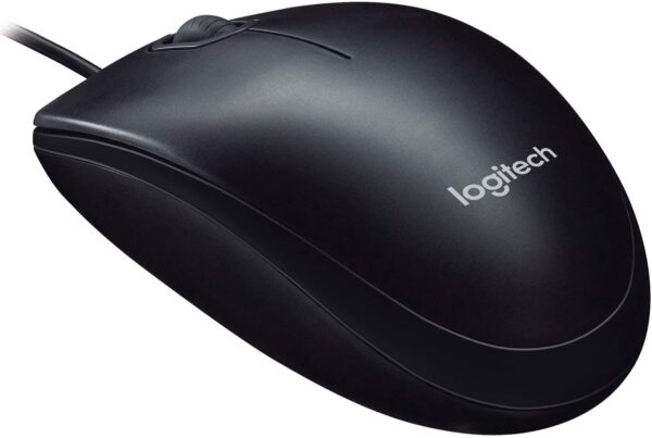 Logitech Wired Mouse M90 Black USB - Image 3