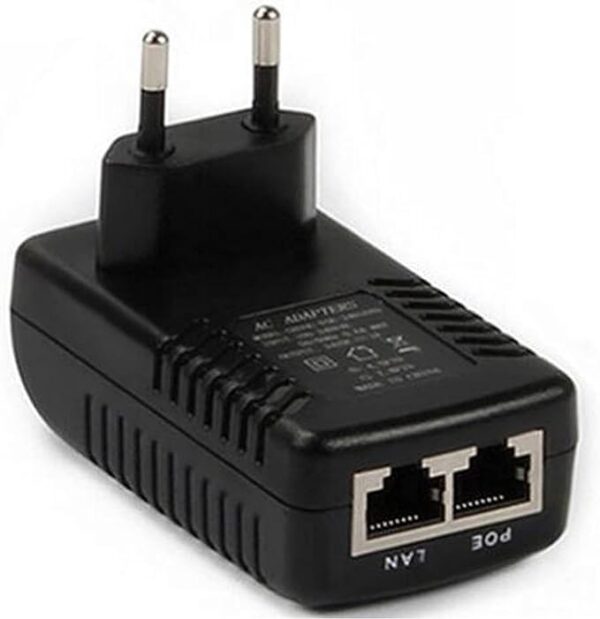 DC 48V 0.5A Wall EU Plug POE Injector RJ45 Cat5 Ethernet Adapter Supports IP Phone Camera Switch Power Supply - Image 4