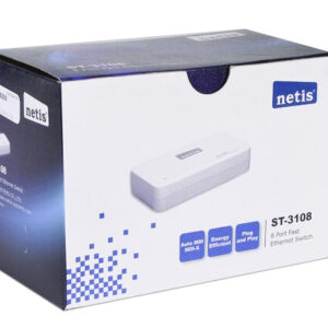 NETIS SWITCH 8 PORT 10/100MBPS ST-3108