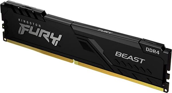 RAM KINGSTON FURY 8GB 3600MHz DDR4 BLACK DESKTOP