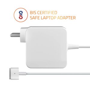 Replacement Power Adapter Charger Magsafe 2 , 16.5V 3.65A 60 WATT , Power Supply Compatible with MacBook Air with EU Plug