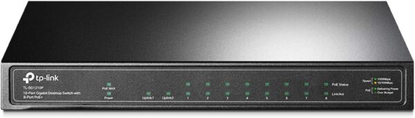 TL-SG1210P 10-Port Gigabit Desktop Switch with 8-Port PoE+ - Image 2