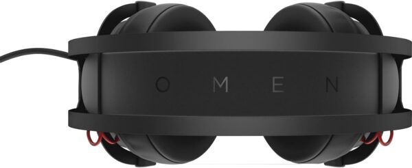 OMEN by HP Gaming Headset 800 with DTS Headphone :X Surround for PC, Mac, PS4, Xbox One, Retractable Mic, Black/Red - NO BOX - Image 5