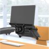 2 in 1 : F80 + FP-2 for 17" ~ 30" Monitor + 10" ~ 17" Laptop Desktop Holder Notebook Computer Mount Stand Laptop Clamp - Image 8