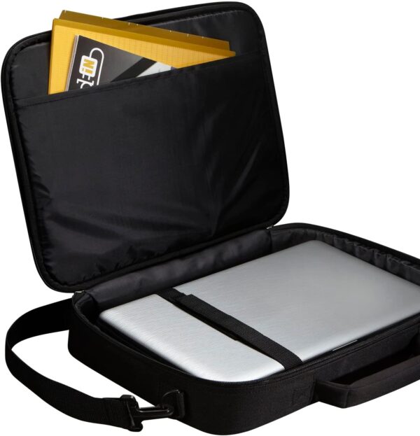 Case Logic 15.6-Inch Laptop Case Bag (VNCI-215) Heavily Padded Document & Accessories Multi Organization Pockets- Black - Image 2
