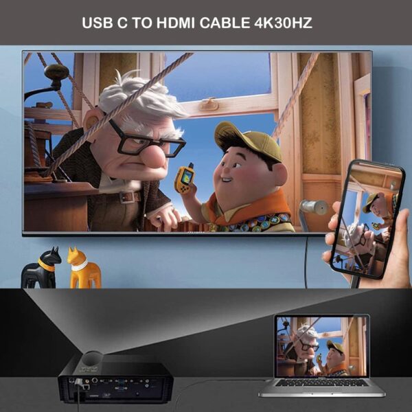 High-Speed 2.0V HDMI to HDMI Cable 30 Meter  with Signal Booster, Support 3D 4K/60Hz 1080p 720p Compatible with Camera, Camcorder, Tablet and Graphics/Video Card, Laptop - Image 5