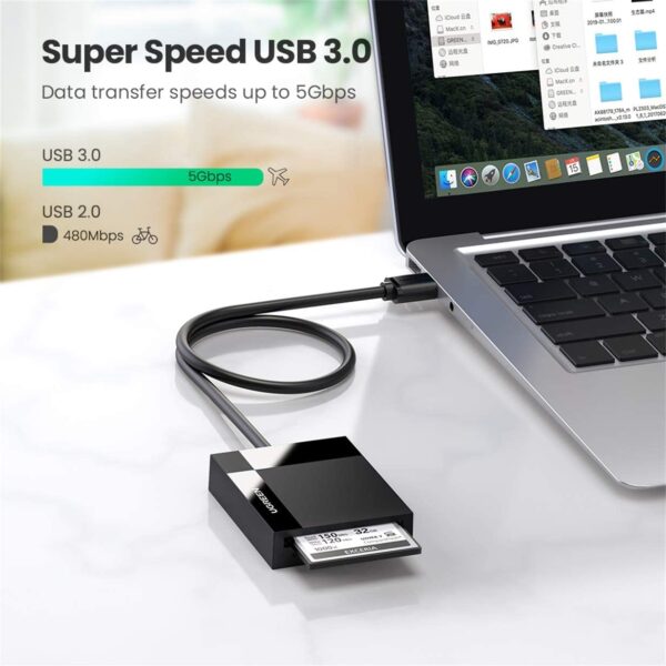 UGREEN USB 3.0 All-in-One Card Reader 50cm - Image 4