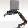 2 in 1 : F80 + FP-2 for 17" ~ 30" Monitor + 10" ~ 17" Laptop Desktop Holder Notebook Computer Mount Stand Laptop Clamp - Image 5
