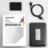 ADATA ED600 USB3.2 Tool-Free Easy Swap IP54 Waterproof Shockproof Dustproof 2.5inch SSD and Hard Drive Enclosure