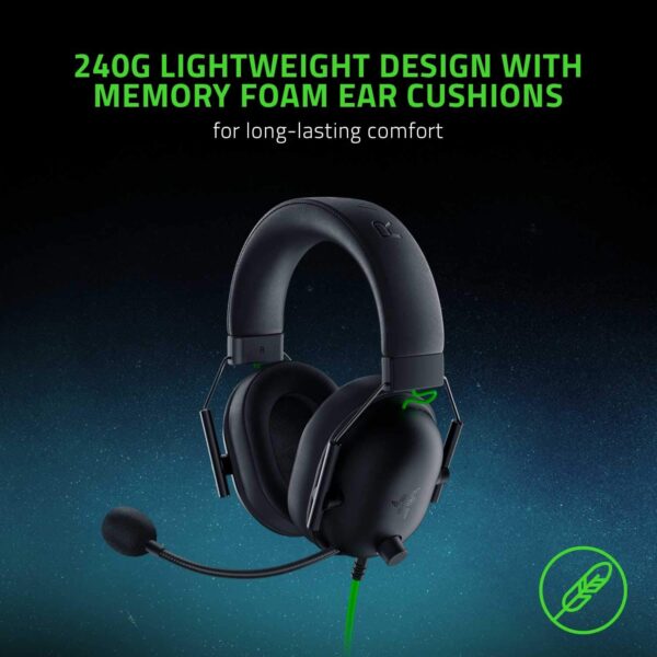 Razer BlackShark V2 X Gaming Headset AUX - Image 3