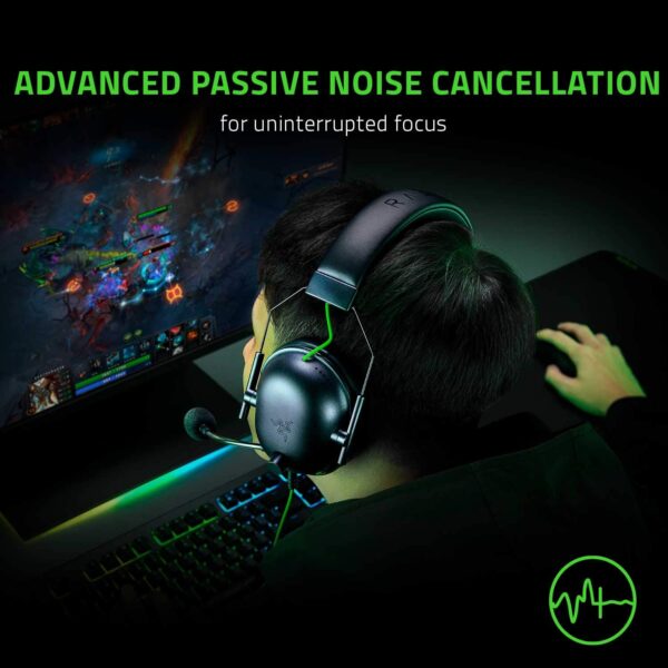 Razer BlackShark V2 X Gaming Headset AUX - Image 2