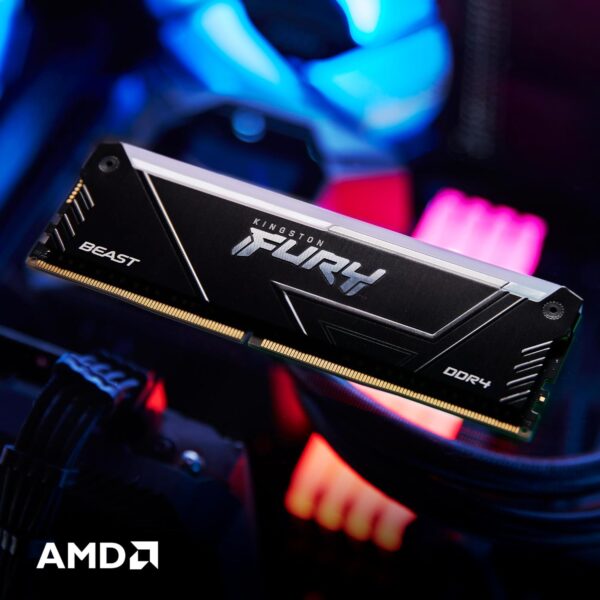 Ram Kingston Fury 16GB Beast 3600MT/s DDR4 CL18 Desktop Memory Single Module | Intel XMP | AMD Ryzen | Plug n Play | RGB Infrared Syncing | KF436C18BB2A/16 - Image 4