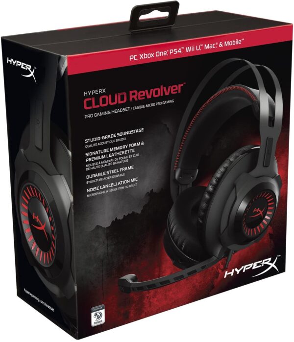 HyperX Cloud Revolver Gaming Headset for PC & PS4 (HX-HSCR-BK/NA) - Image 2